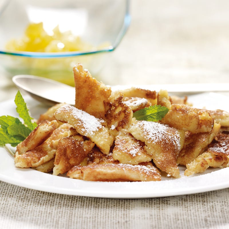 Kaiserschmarrn mit Apfelkompott