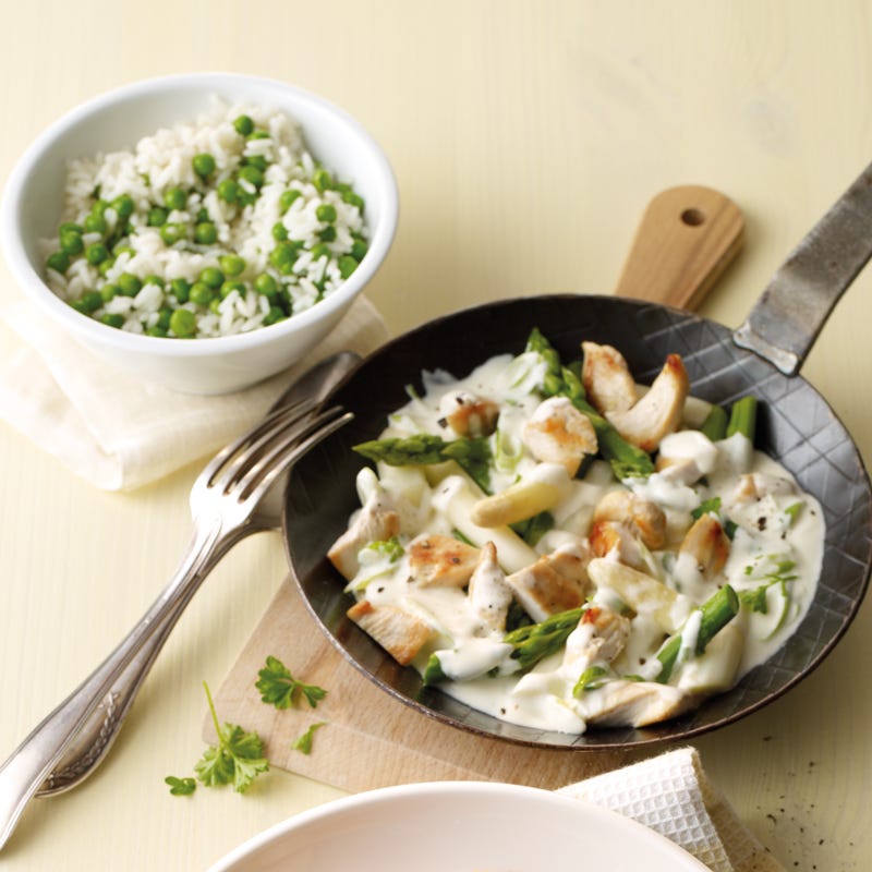 Foto Frikassee mit Erbsenreis von WW