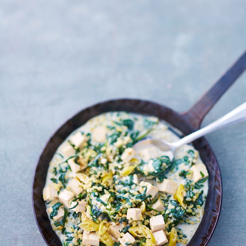 Foto Bulgur mit Tofu und Spinat von WW