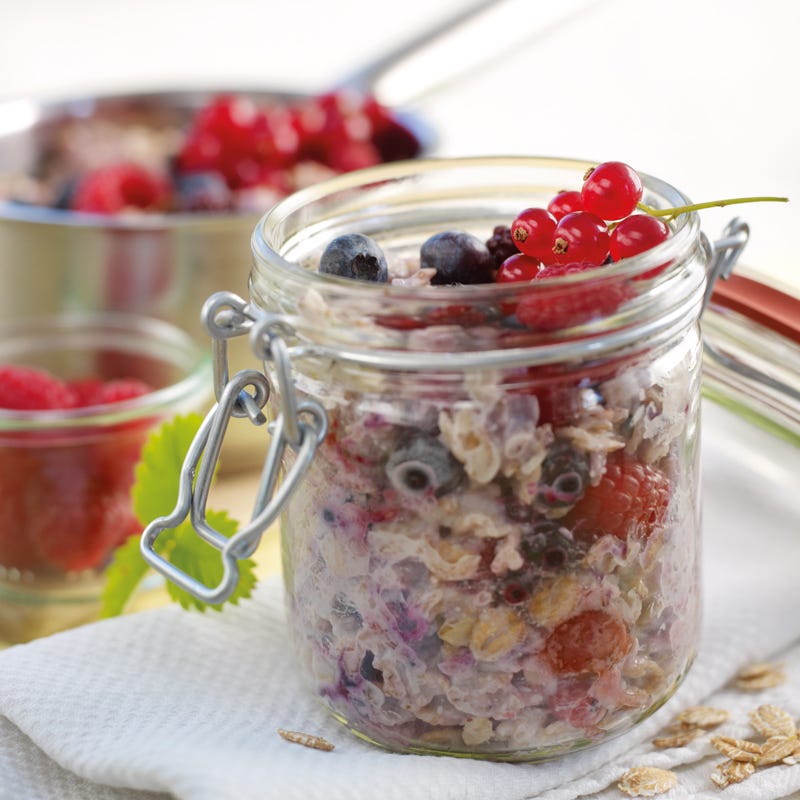Foto Porridge mit Waldbeeren von WW