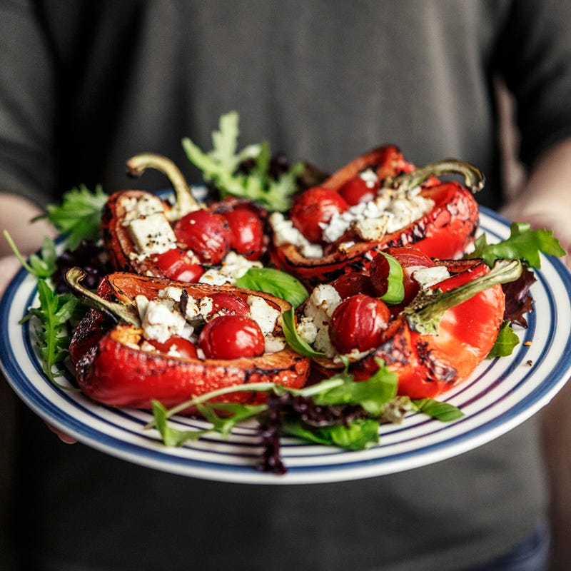 Foto Gefüllte Paprika mit Schafskäse von WW