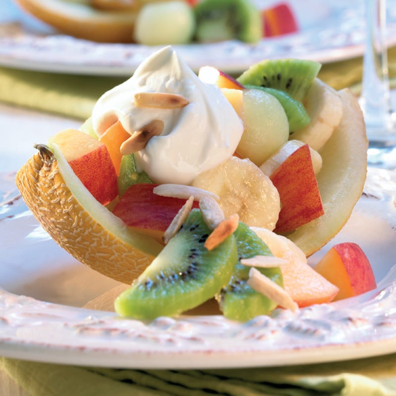 Foto Fruchtsalat auf Honigmelone von WW