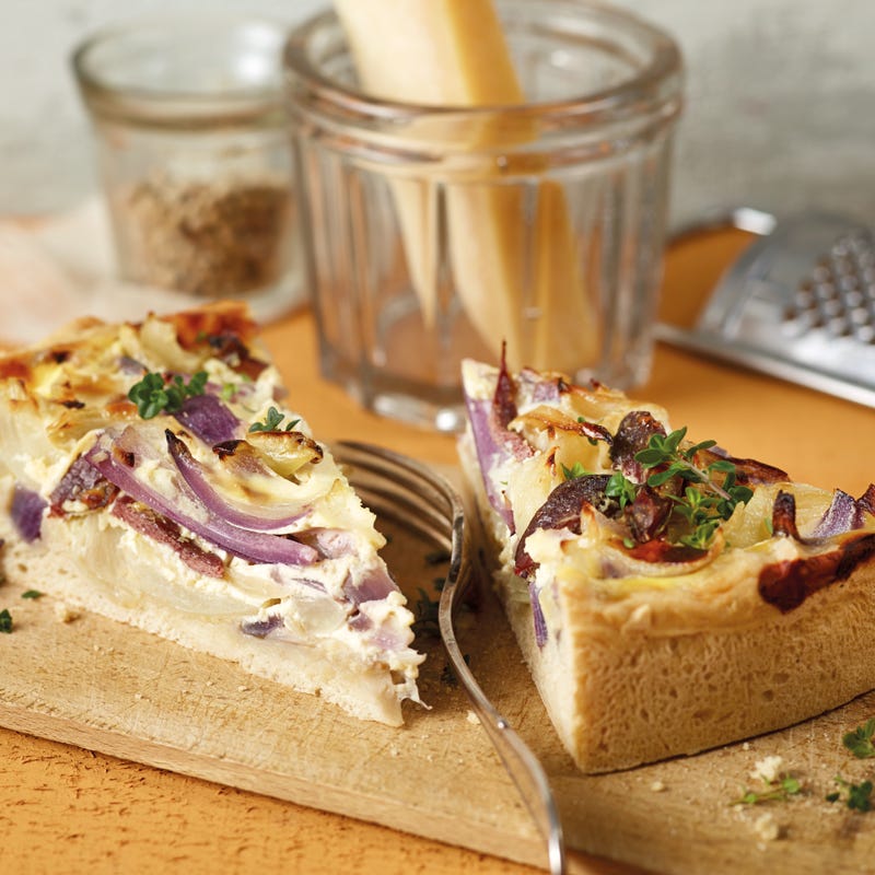 Foto Provenzalischer Zwiebelkuchen mit Entenbrust von WW