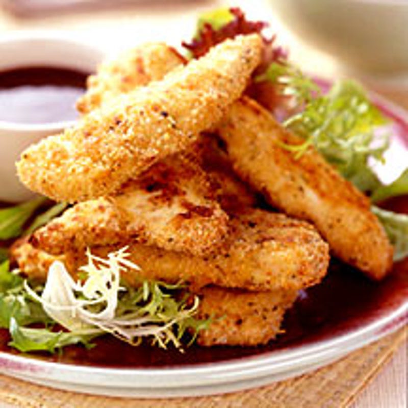 Foto Chicken Nuggets mit Barbecue-Sauce von WW