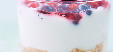 Käsekuchen im Glas