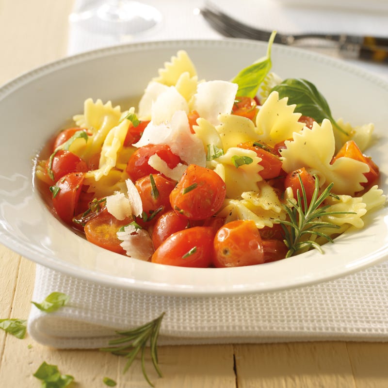 Foto Farfalle mit karamellisierten Tomaten von WW