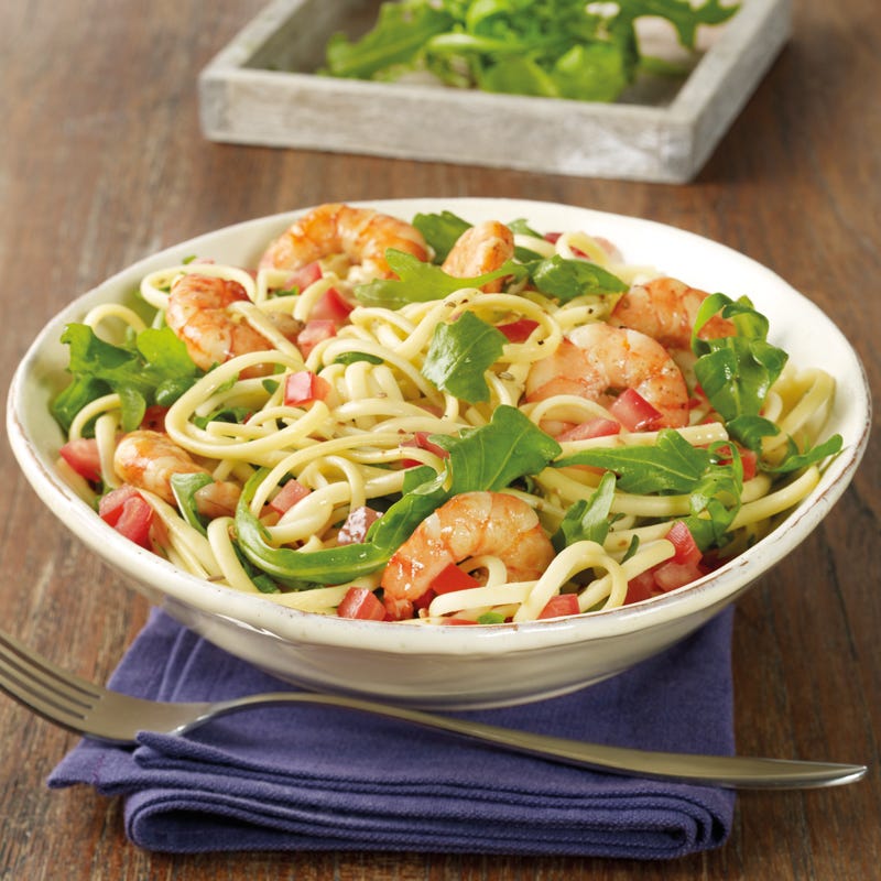 Foto Rucolanudeln mit Garnelen von WW