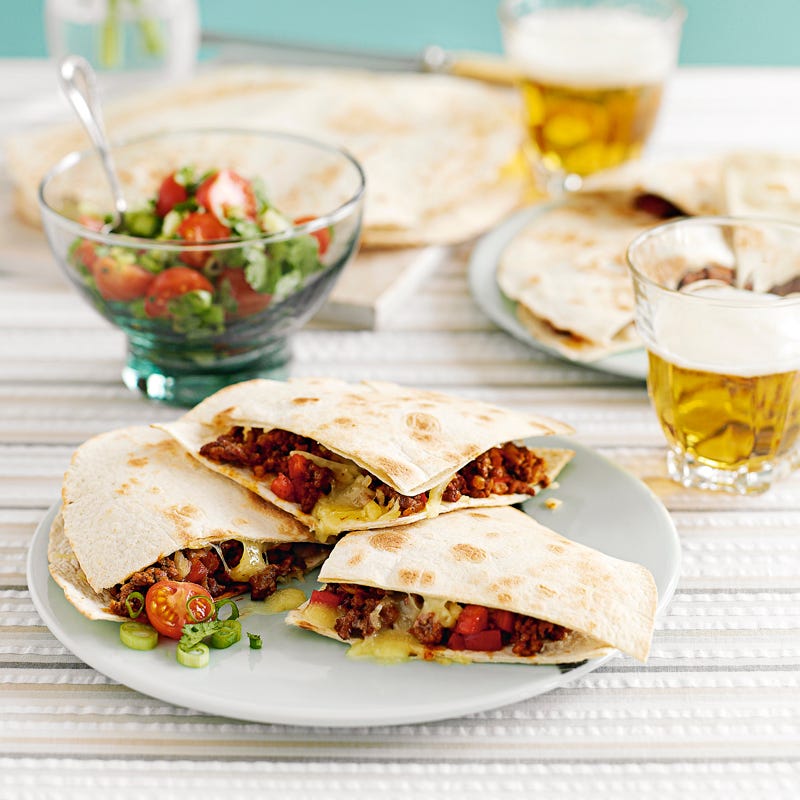 Foto Rindfleisch-Quesadillas mit Salsa von WW