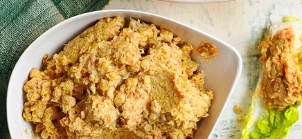 Carrot & chickpea dip