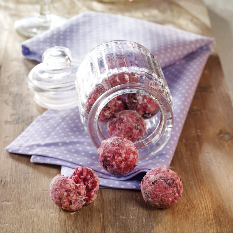 Foto Cranberrykugeln mit weißer Schokolade von WW