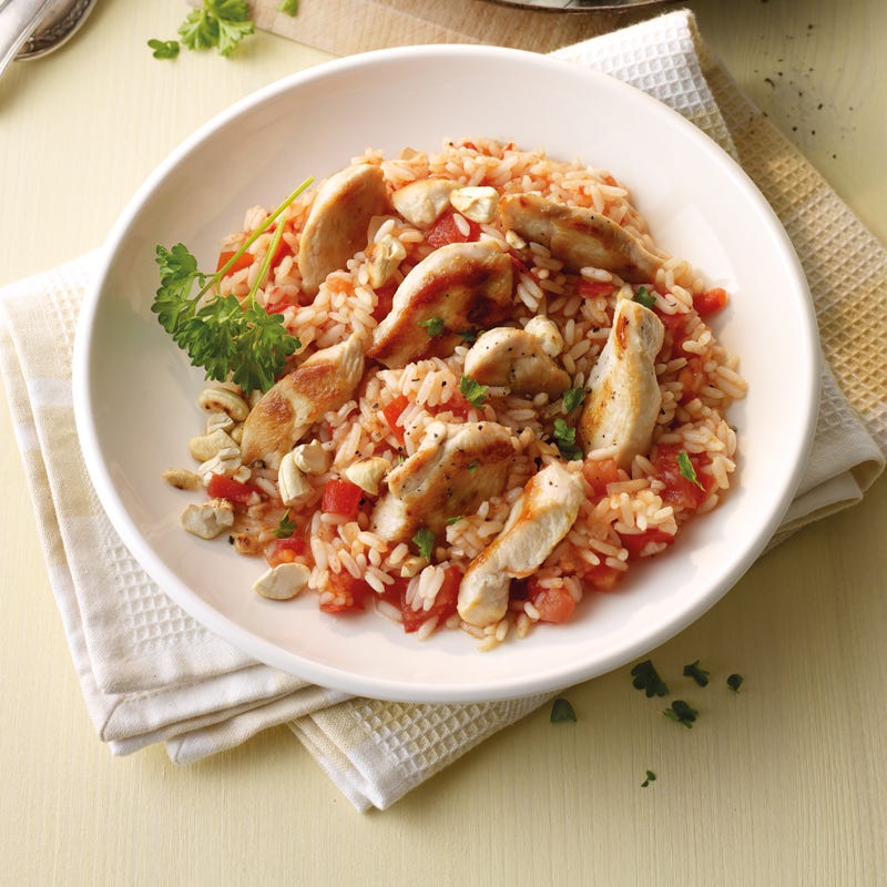 Foto Orientalischer Pilaw mit Hähnchenbrustfilet von WW