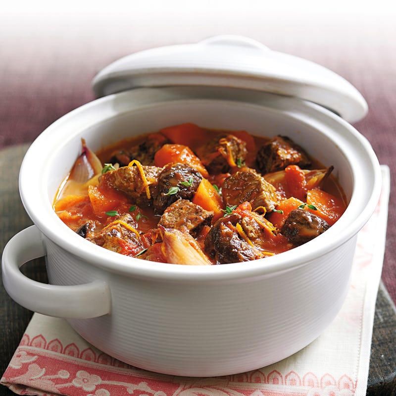 Foto Rindfleisch-Kasserolle mit Pflaumen von WW