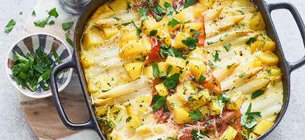 Schinken-Spargel-Auflauf