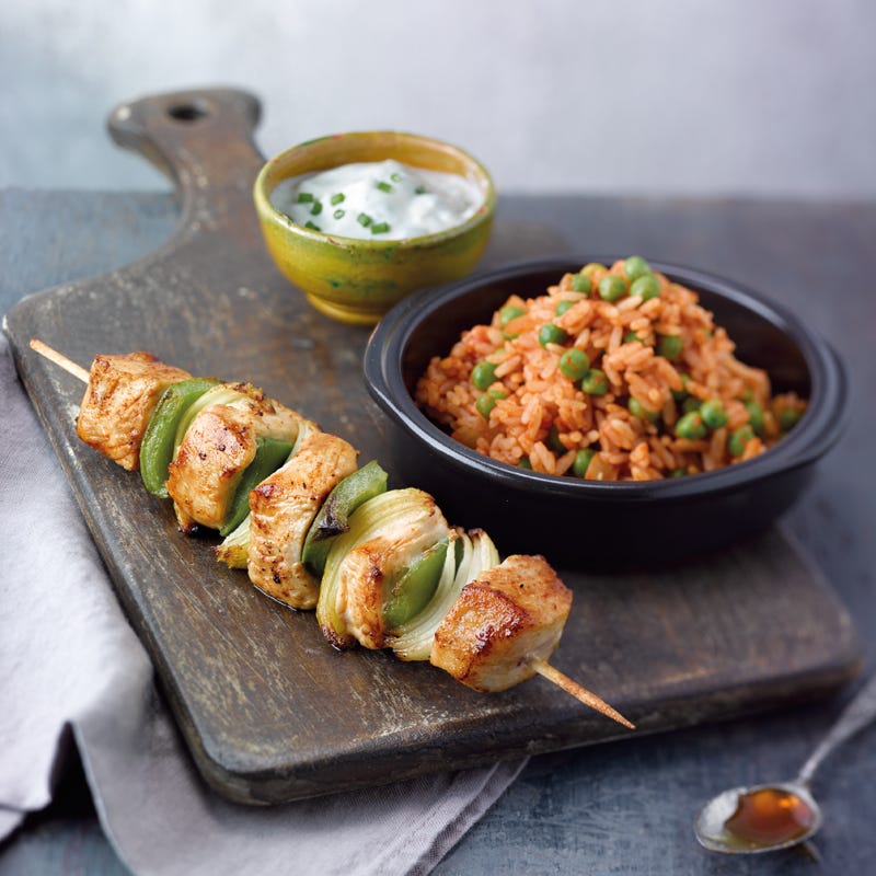 Foto Scharfe Schaschlikspieße mit Djuvec-Reis von WW