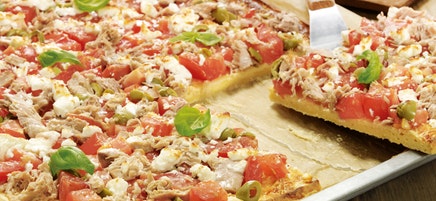 Tunfisch-Tomaten-Pfannkuchen