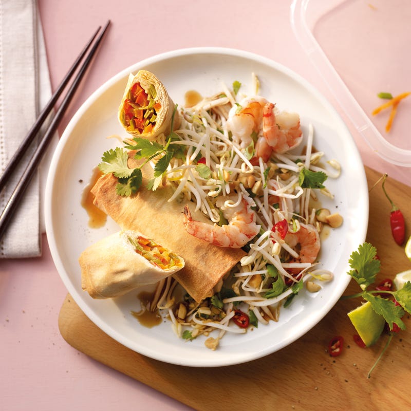 Foto Frühlingsrollen mit scharfen Sprossen von WW