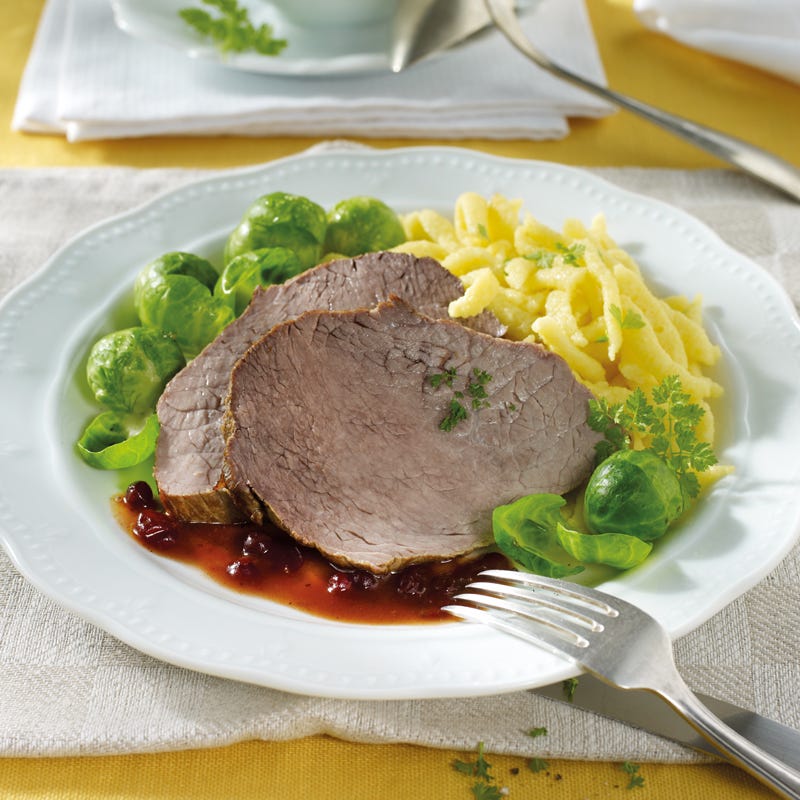 Foto Rinderschmorbraten mit Spätzle von WW