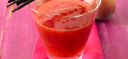 Pfirsich-Himbeer-Konfitüre