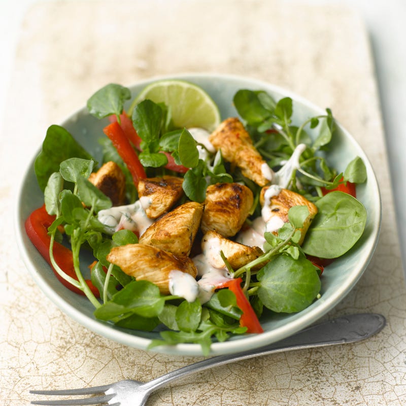 Foto Hähnchensalat mit Kokosmilch-Dressing von WW