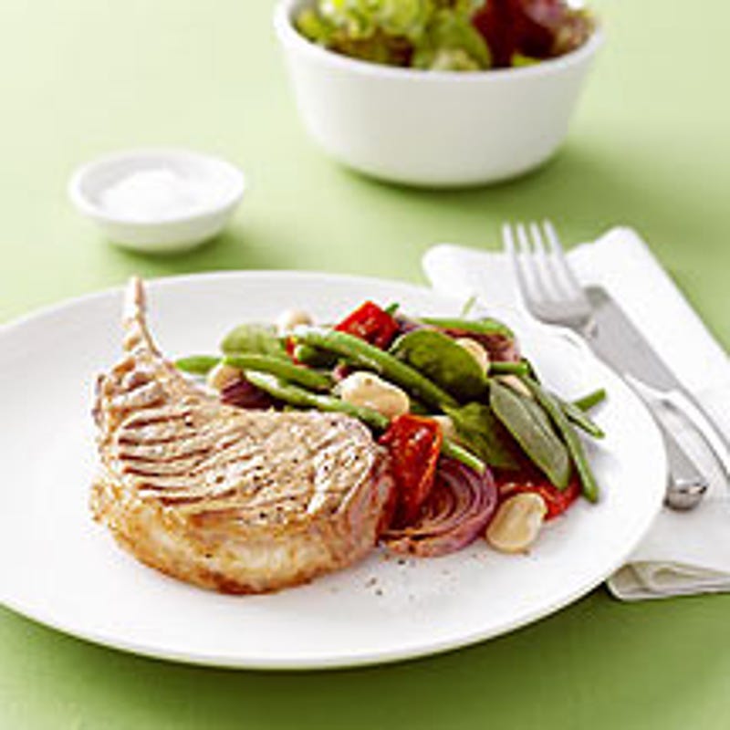 Foto Schweinekotelett mit Ofengemüse von WW