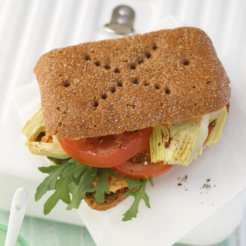 Foto Artischocken-Tomaten-Brötchen von WW