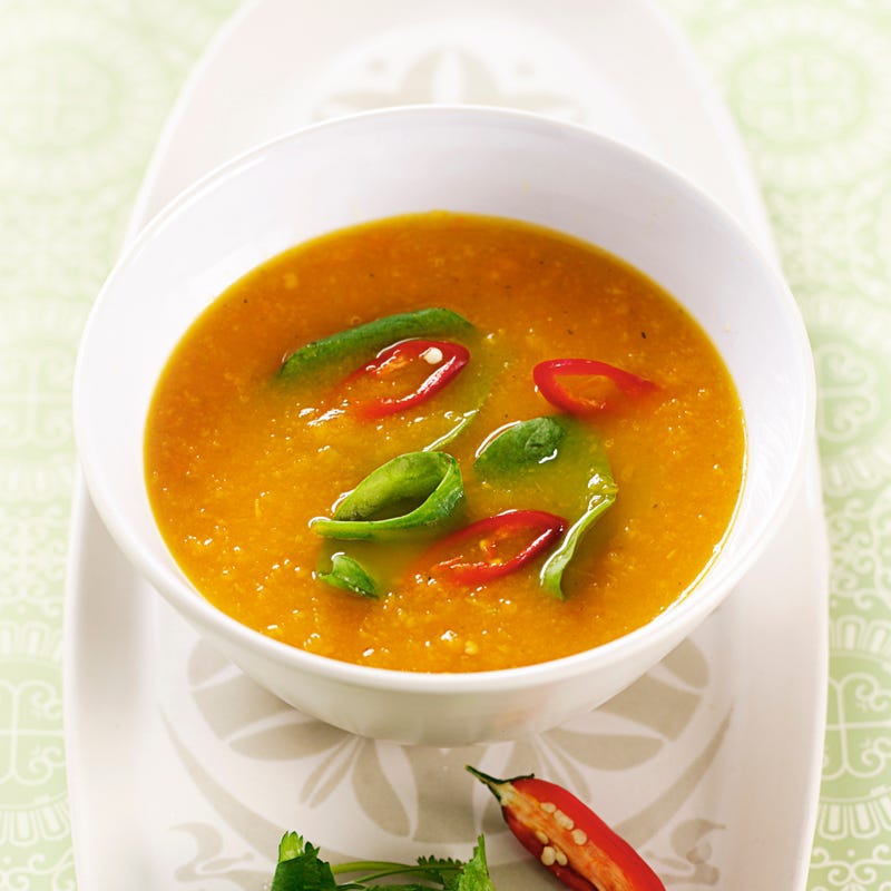 Foto Scharfe Karotten-Spinatsuppe von WW