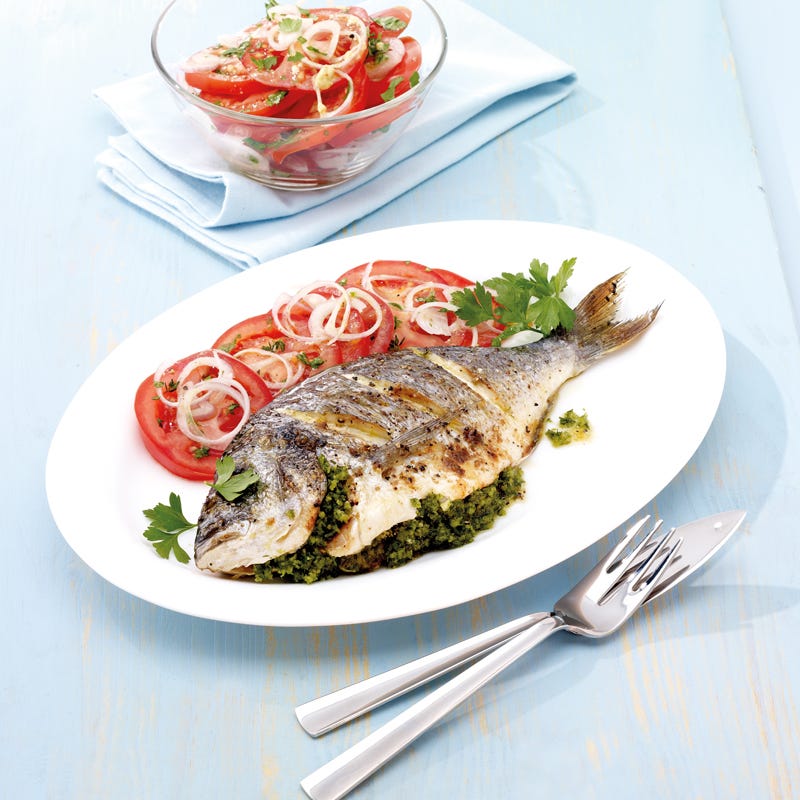 Foto Gegrillte Dorade mit Tomatensalat von WW