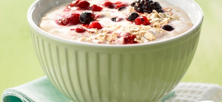Vanillequark mit Früchten