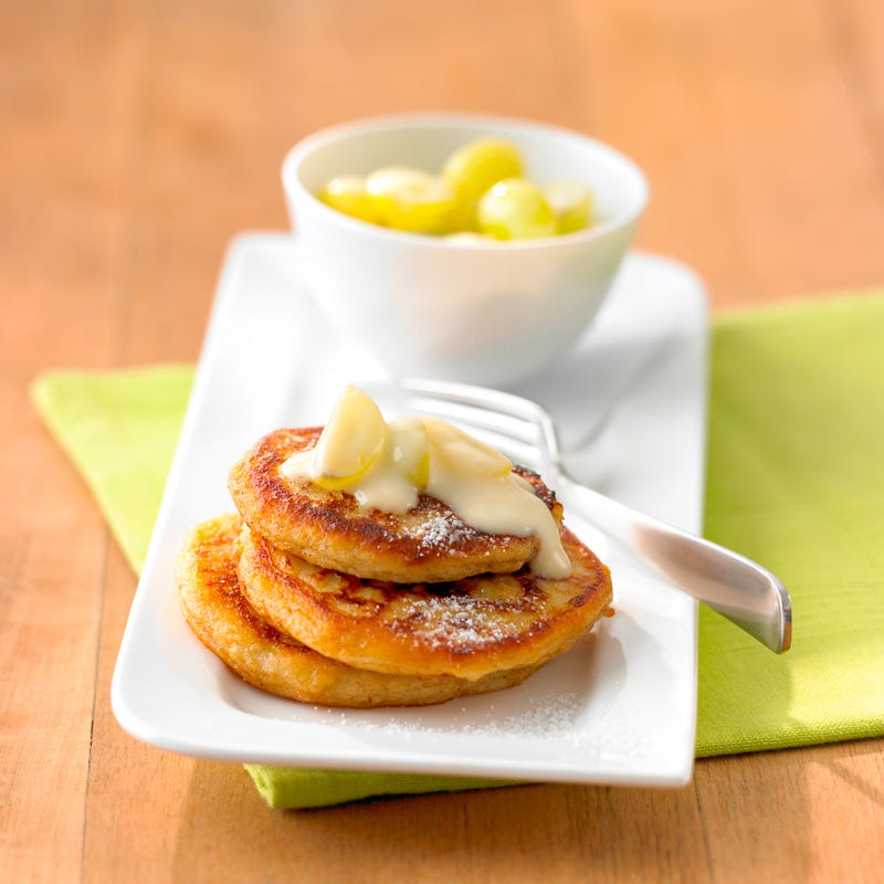Foto Quarkkeulchen mit Traubenkompott von WW