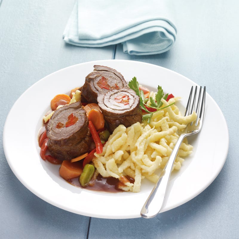 Foto Rinderrouladen mit Spätzle von WW
