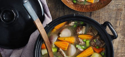 Spring lamb stew