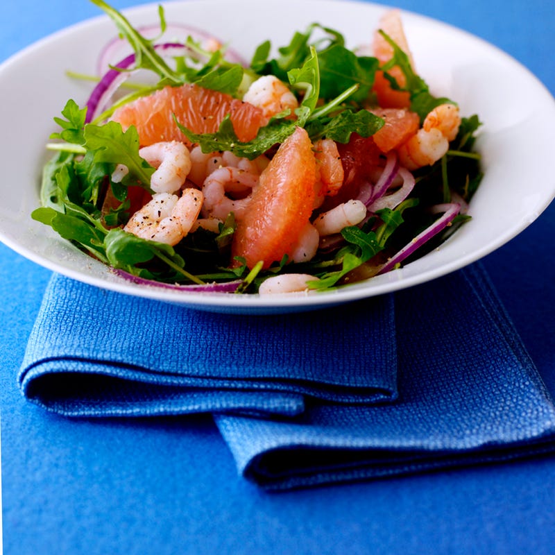 Photo of Rocket, pink grapefruit & prawn salad by WW