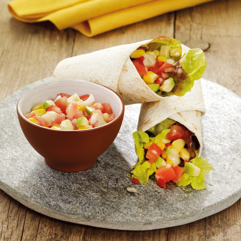 Foto Burrito mit Avocadosalat von WW