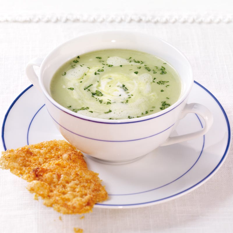 Foto Kräutersuppe mit Parmesanchips von WW