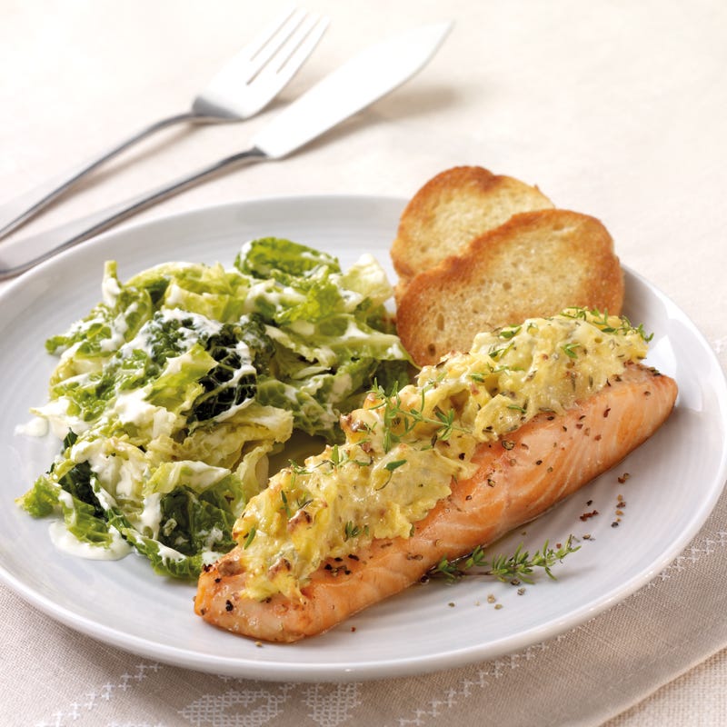 Foto Gratinierter Lachs mit Rahmwirsing von WW