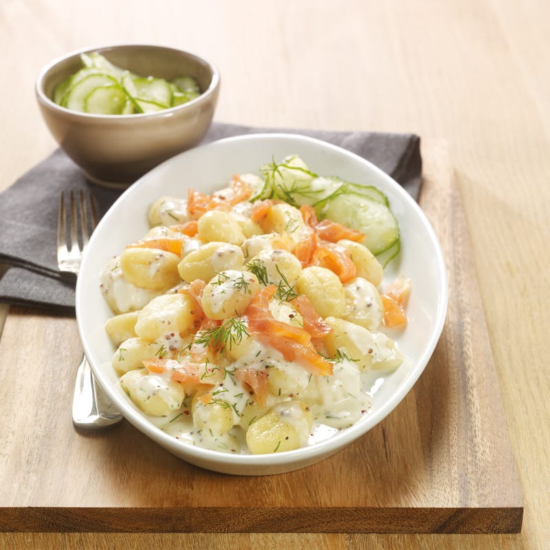 Foto Räucherlachs mit Gnocchi von WW