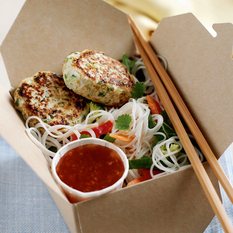 Photo of Chicken patties with Thai salad by WW