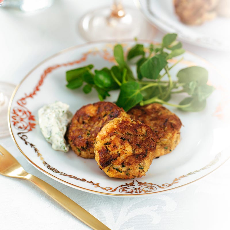 Foto Lachs-Krebs-Frikadellen mit Zitronensauce von WW