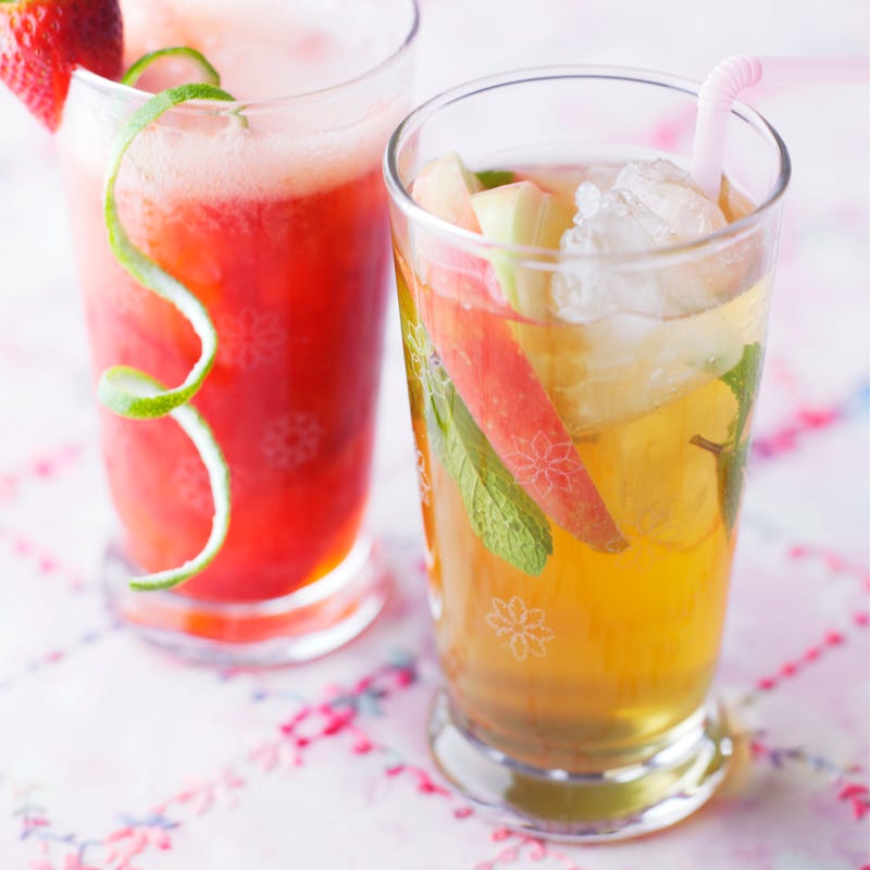 Foto Apfel-Eistee mit frischer Minze von WW