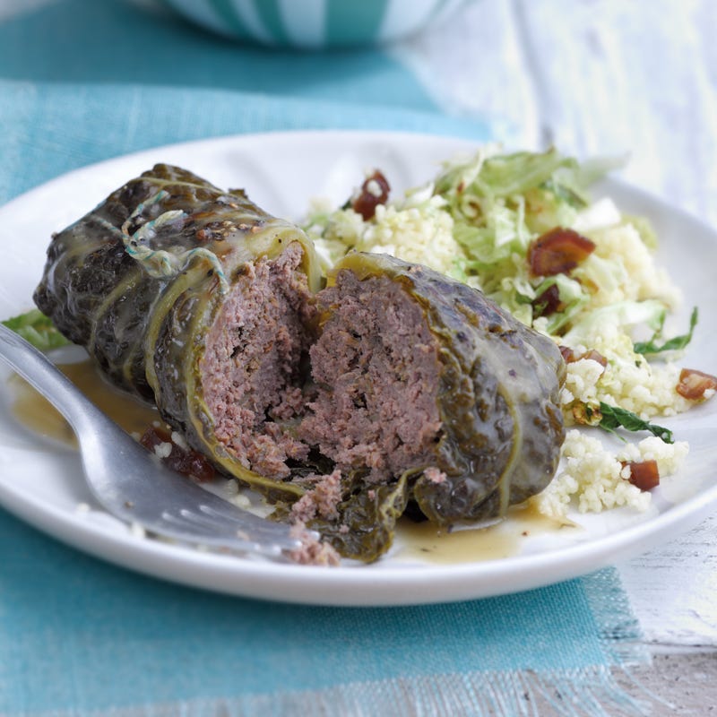 Marokkanische Wirsingrouladen mit Couscous
