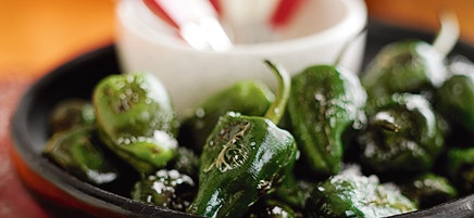 Spanische Paprika mit Meersalz