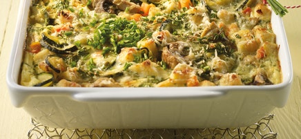 Gemüseauflauf mit Parmesan