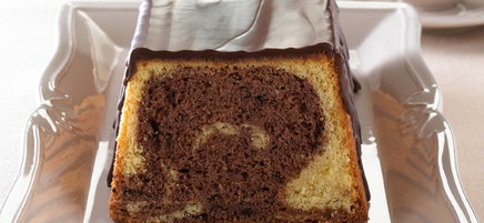 Marmorkuchen in der Kastenform