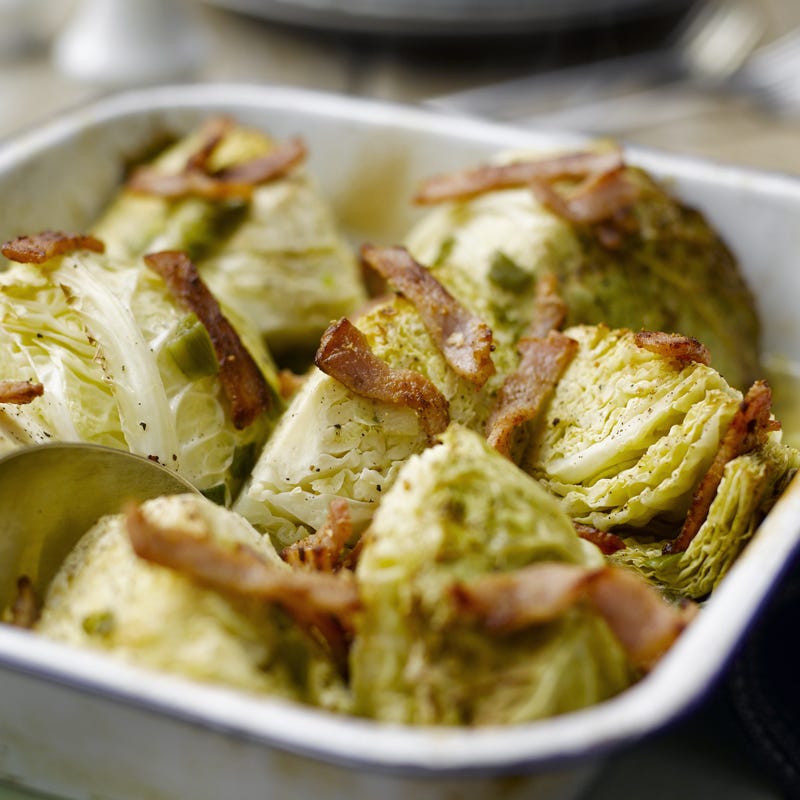 Foto Geschmorter Wirsing mit knusprigem Schinken von WW