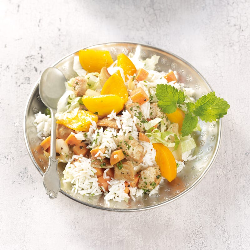 Foto Orientalischer Reissalat mit Kaki von WW