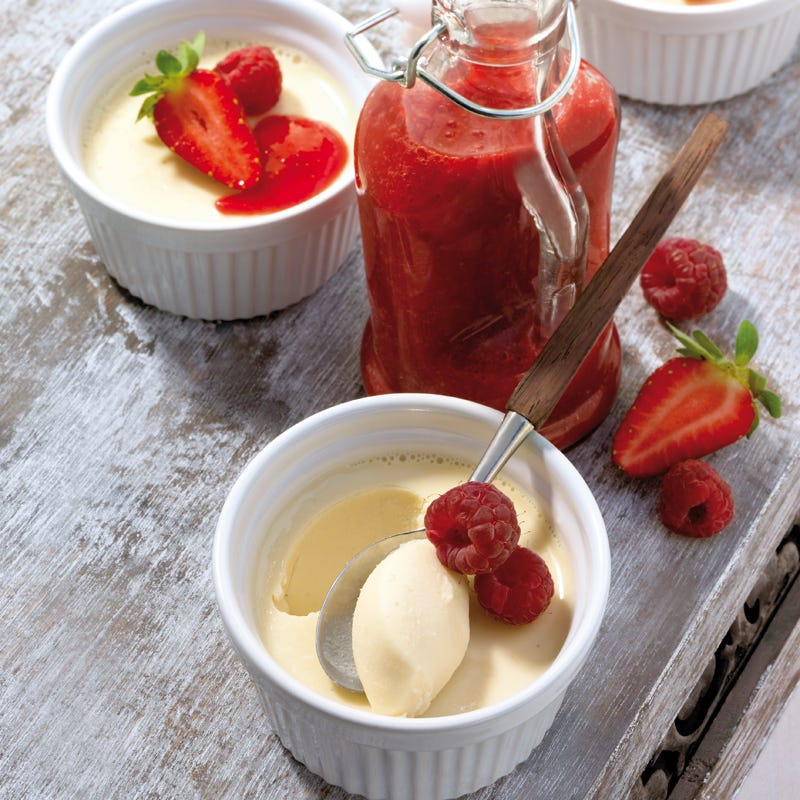 Foto Panna cotta mit Beeren von WW