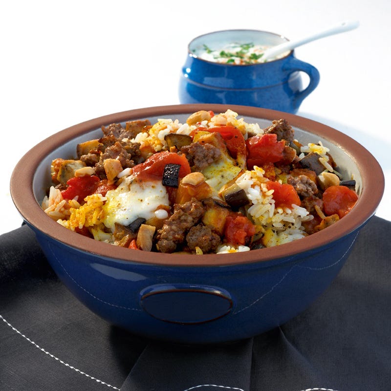 Foto Orientalischer Reis-Tatar-Auflauf mit Joghurtsauce von WW