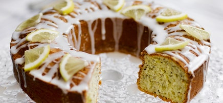 Zitronen-Mohn-Rührkuchen