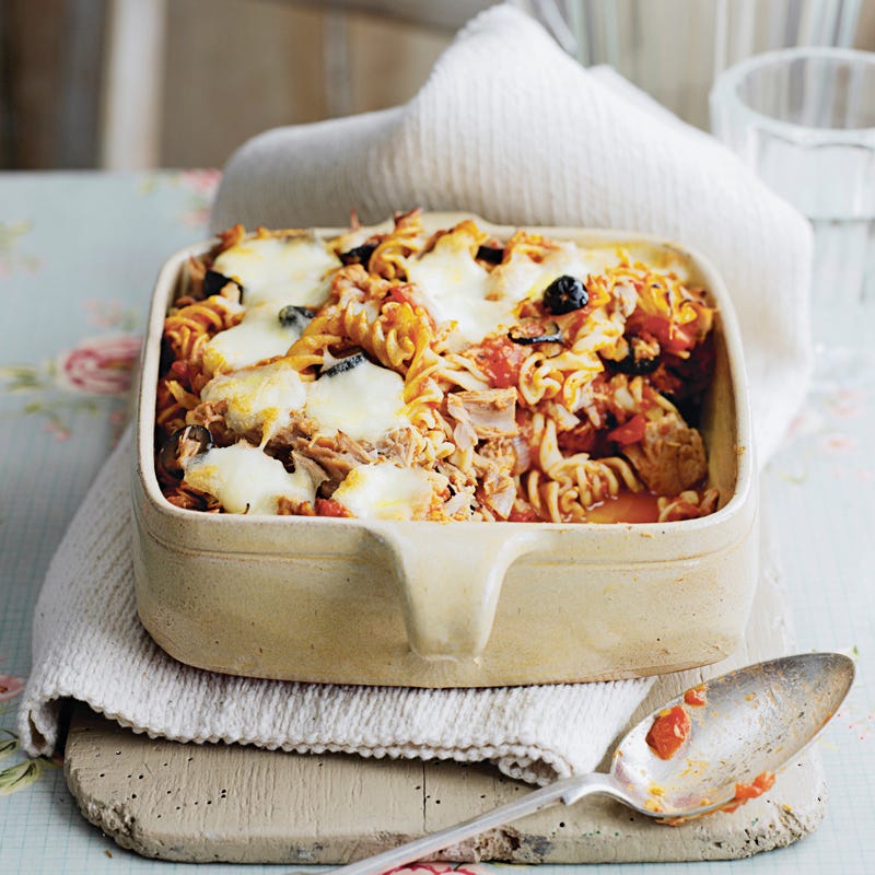 Foto Nudelauflauf mit Tunfisch und Oliven von WW