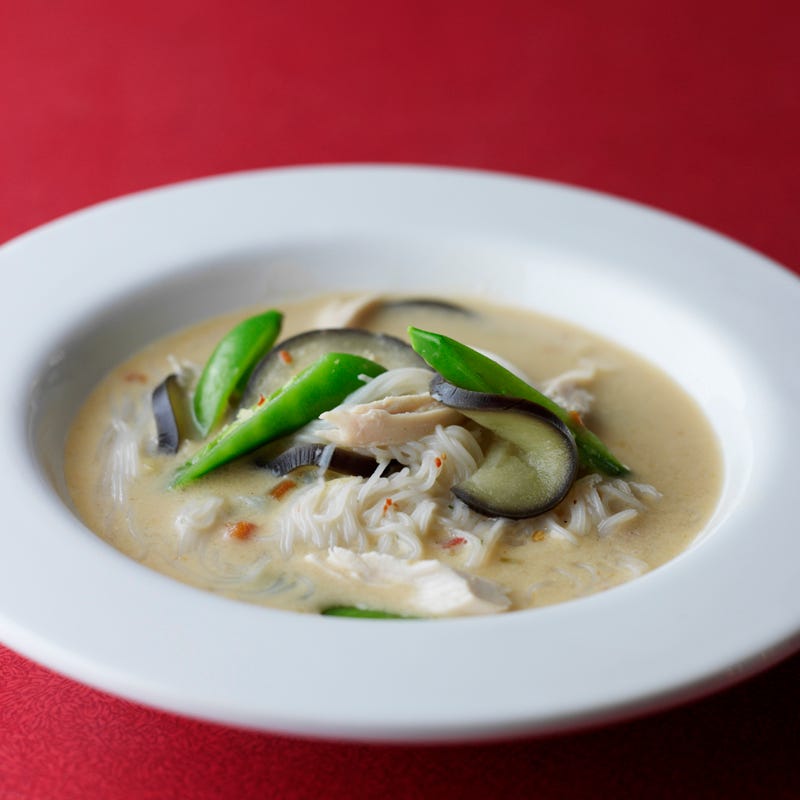 Foto Kokossüppchen mit Huhn und Thai-Gemüse von WW